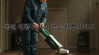 창원 의창구 거실 청소 완벽 가이드